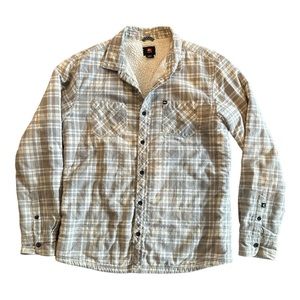 Quicksilver Sherpa lined Flannel